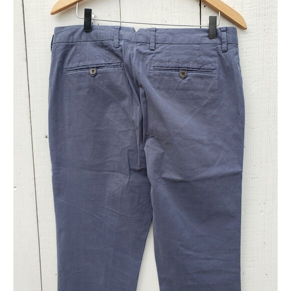 Bonobos Men Faded Blue Soft Tailored Fit Chino Pants Sz 32 / 32 NEW - Picture 4 of 4